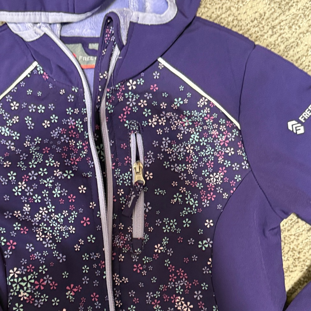 Free Country Purple Kids Jacket - Picture 2 of 7